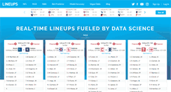 Desktop Screenshot of lineups.com